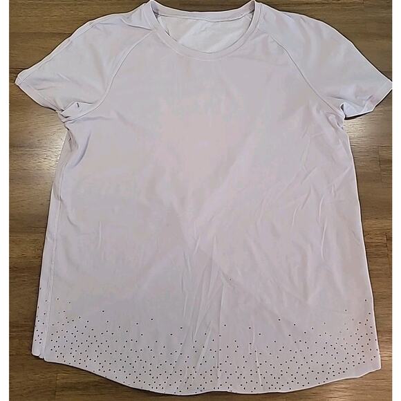 Lululemon Quick Pace Laser-Cut Split-Back Running Top – Women’s 6 (EUC) - Picture 1 of 7